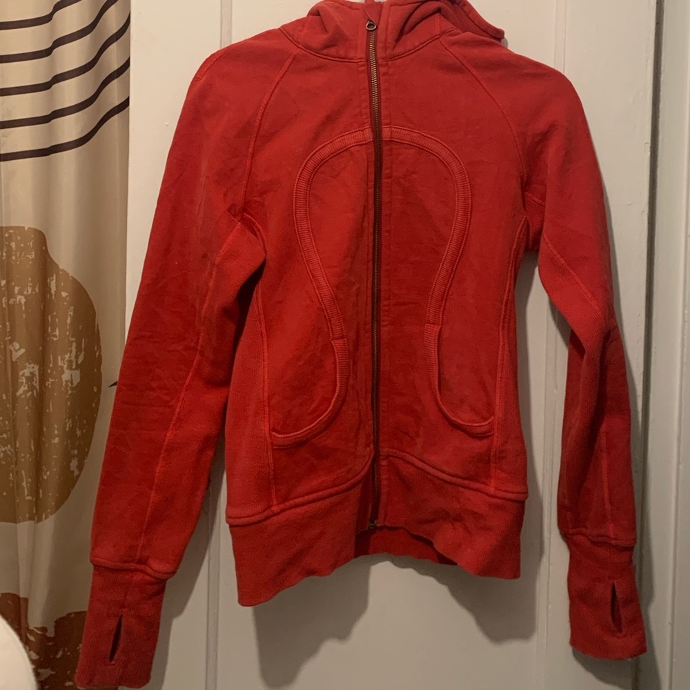 lululemon red scuba jacket